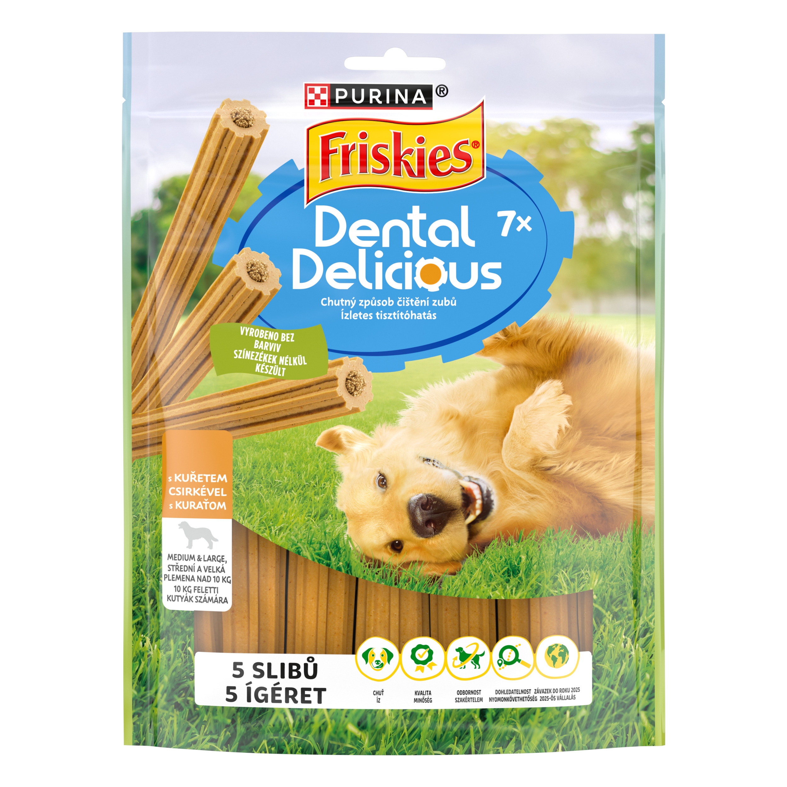 7613033191602 Friskies Dental Delicious Medium dosp l Pes Purina CZ